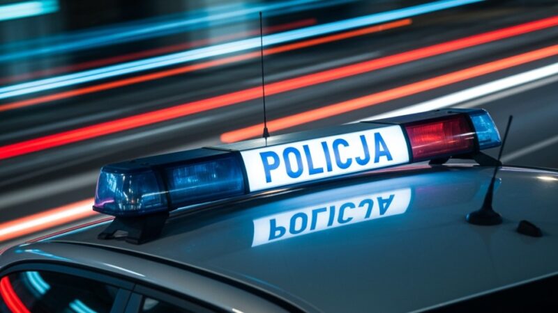 Skuteczna akcja policji z Kłobucka i Pajęczna: 28-latek zatrzymany za jazdę po alkoholu i kradzież auta