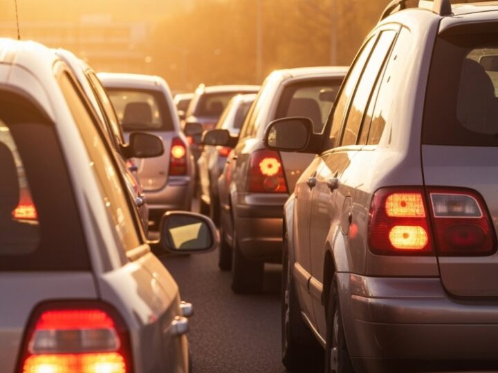 Przewrócona ciężarówka blokuje Drogę Główną Południową – korki w Jastrzębiu-Zdroju