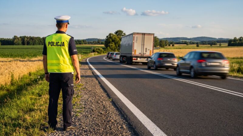 Randka przerwana przez alkohol i narkotyki: kierowca w rękach policji
